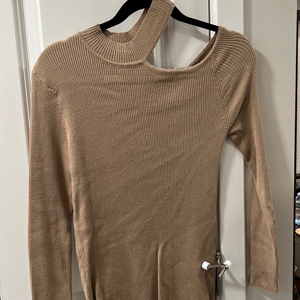 Brown knit